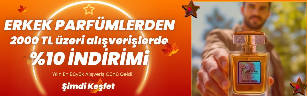 Erkek parfümlerde efsane kadım indirimleri