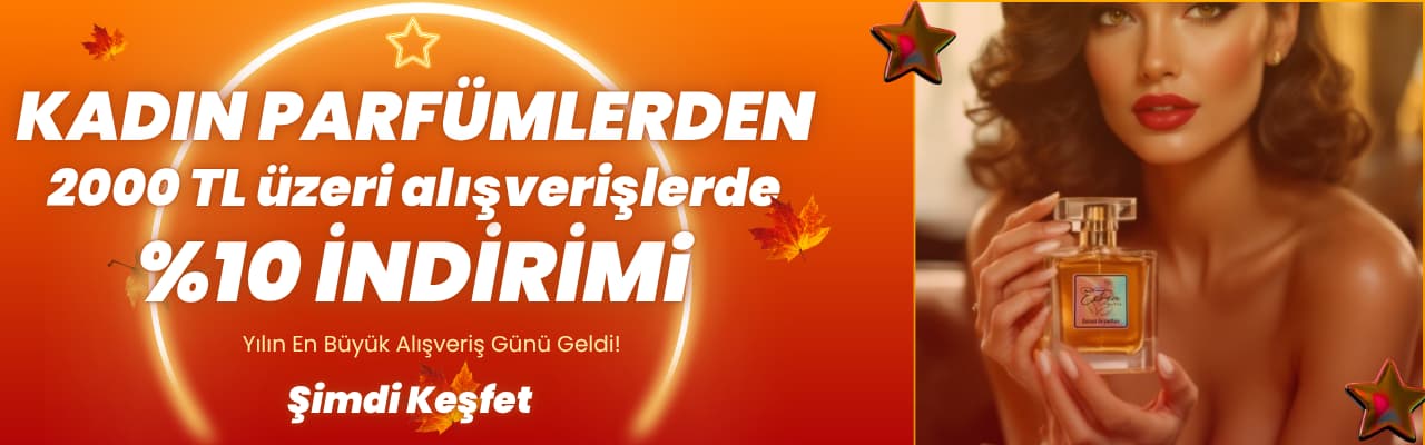 Kadın parfümlerde efsane kasım indirimi